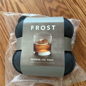 Frost Black Sphere Ice Tray